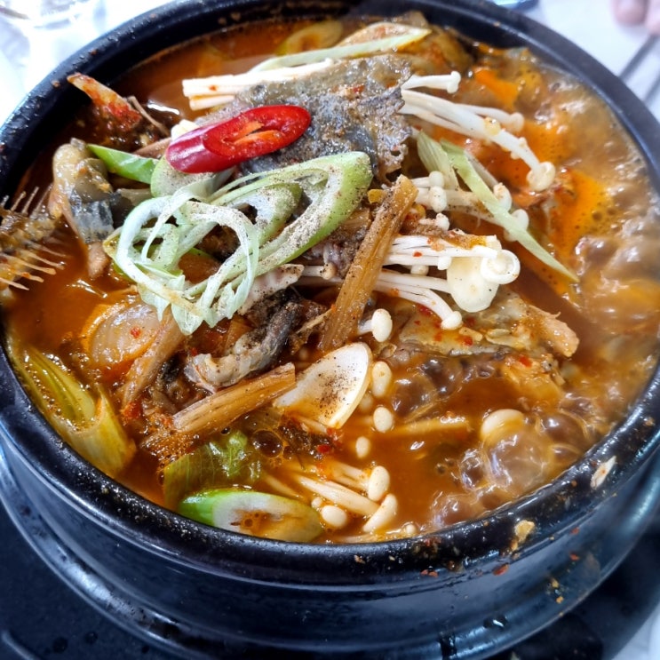  순천 구례 민물 매운탕 맛집, 섬진강 고향산천
