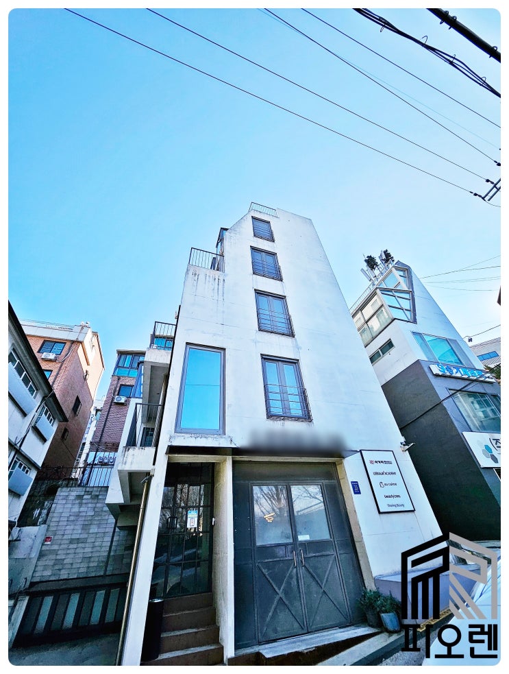  강남 논현동 통임대 - 월1600만, 7호선 도보5분, 주차6대, 지하1층~5층, 엘리베이터 운행.