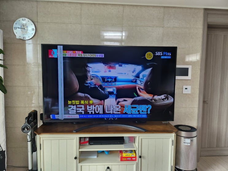 LG 티비 액정 수리 75인치 화면 파손 세로줄 패널 교체 방법