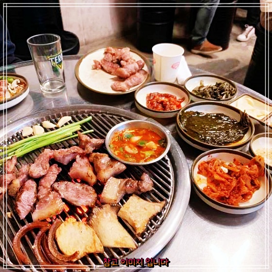  생방송투데이 : 대전 장대동 가나안국수 맛집 탐방코너의 뒷고기 그리고 돼지고기김치찌개 갈매기살 맛집