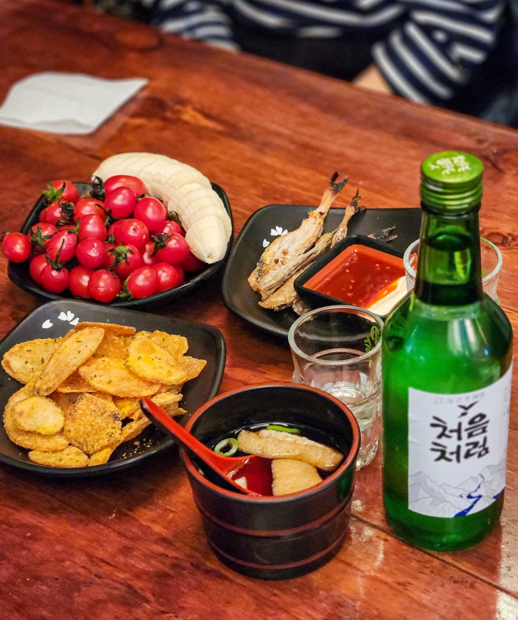  [오오뎅뎅]의왕역 간단하게 한잔하기 좋은 술집/과일안주가 서비스 !