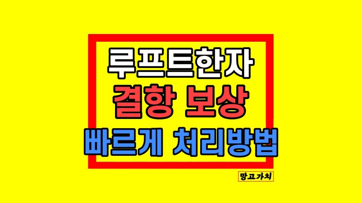 루프트한자 파업 결항 취소 보상 신고 신청 방법