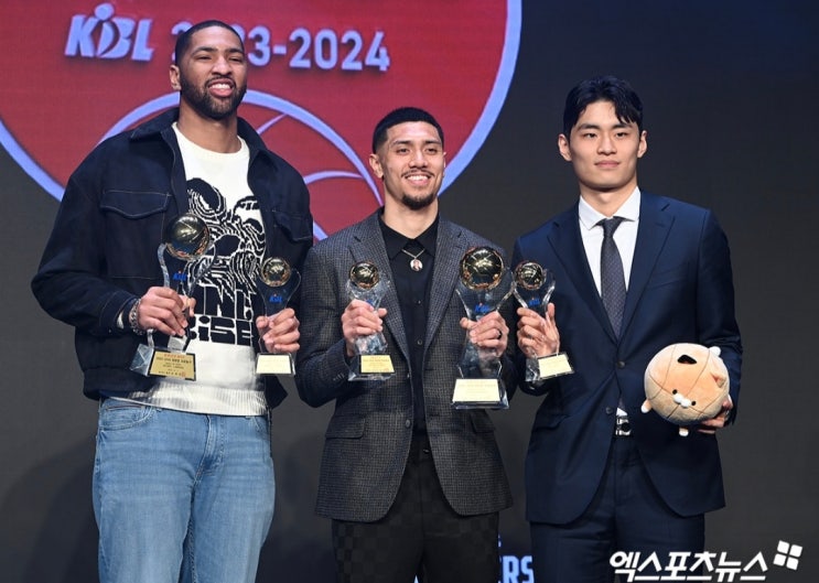 로슨, 외국선수 MVP·LG 유기상, <b>신인선수상</b> 수상…수상자 명단