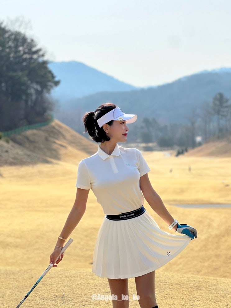  명품 골프웨어 세르지오 타키니 sergio tacchini 예쁜 테니스 스커트 여성 골프웨어 브랜드 골프복 추천