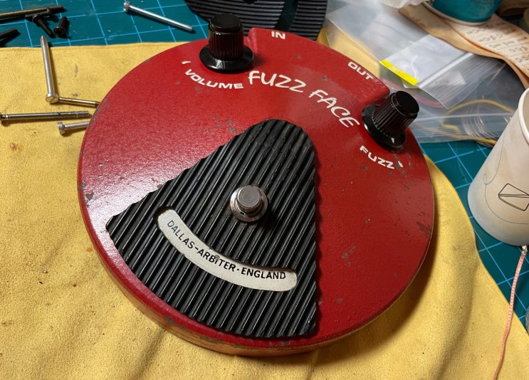  1969 Arbiter Fuzz Face 퍼즈페이스 복원수리 1부 - 가변저항 리빌트