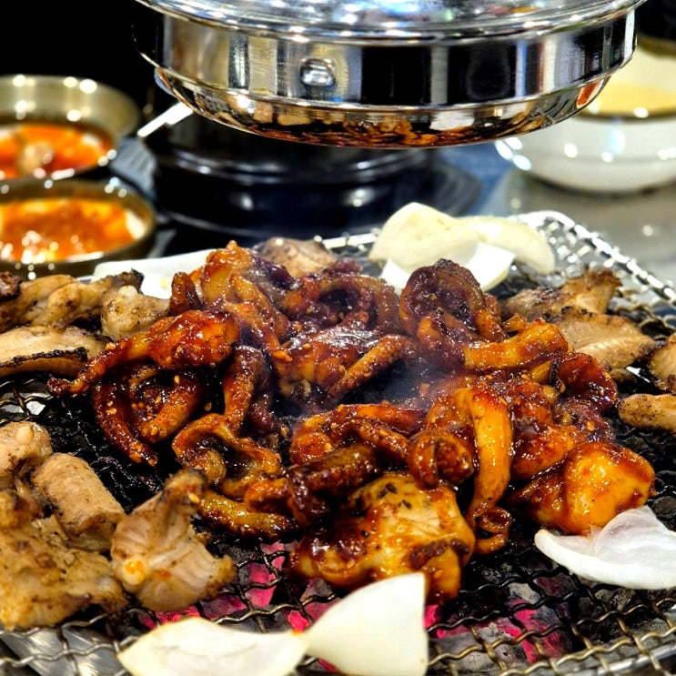  학동역 술집 강남구청 꼼장어 쭈꾸미 숯불구이 황재벌