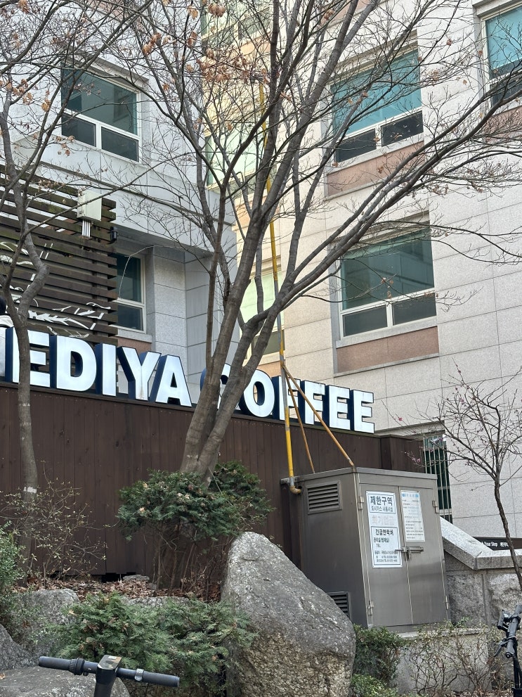  이디야커피 경희대 캠퍼스점 | 북카페 카공 노트북 작업 딸기라떼
