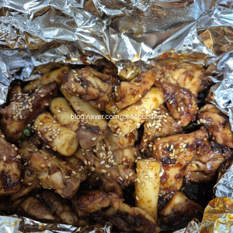  지코바 양념치킨 순살 보통맛 배달주문 해먹기