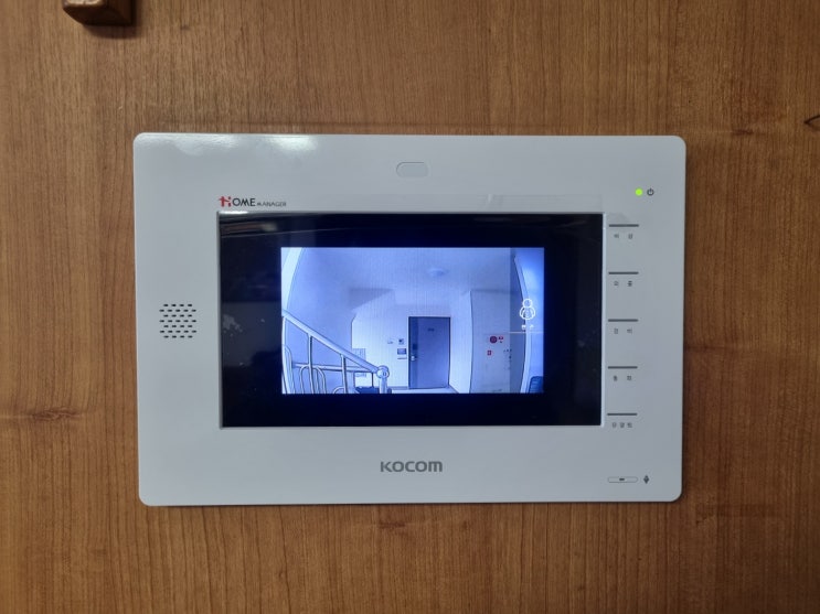  인천 검단1차풍림아이원아파트 코콤 매립형 비디오폰 K6B VP-70A 교체 설치