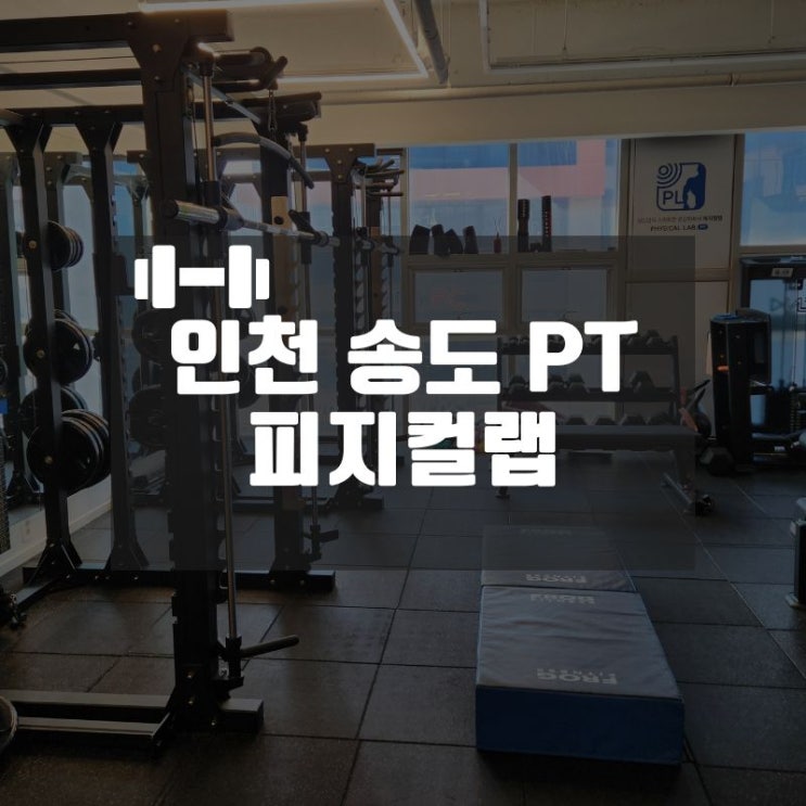 송도PT <b>피지컬</b>랩 헬린이의 헬스도전기 인천송도 피티샵