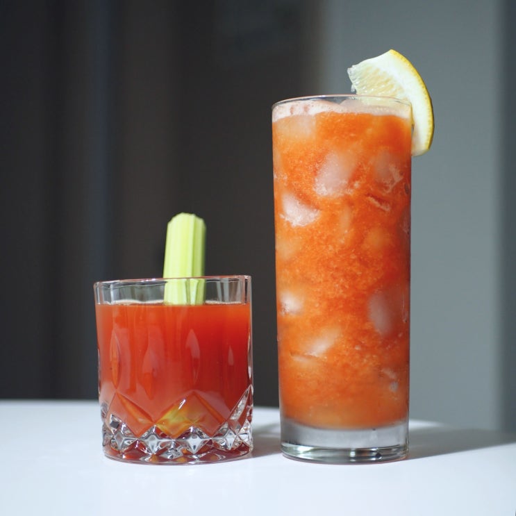  [칵테일] 블러디메리(Bloody Mary) : 간단 레시피(+보드카, 토마토주스 칵테일, 우스터소스, 와사비, 타바스코 핫소스)