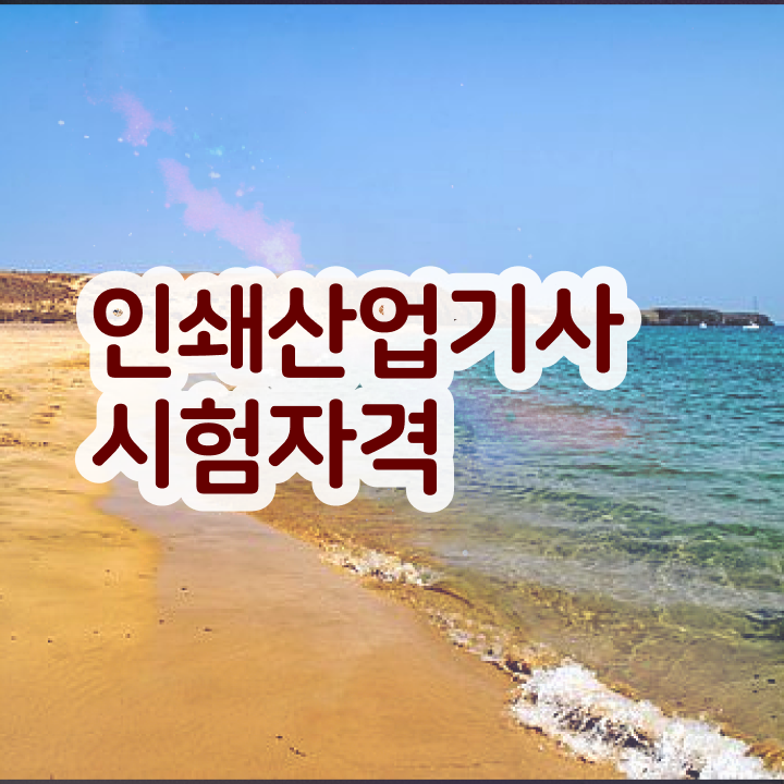  인쇄산업기사 응시조건 인쇄산업기사 공부 방법 필수 정보 수록