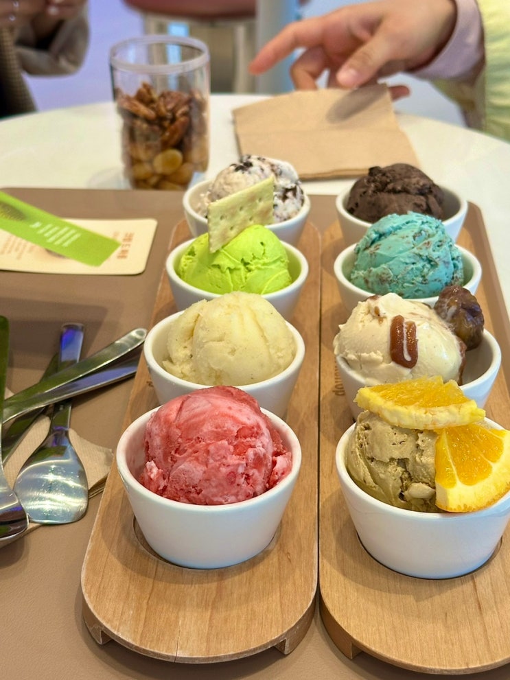  베스킨라빈스 워크샵 workshop 방문 후기 & 신상맛 와사비맛 아이스크림 메뉴