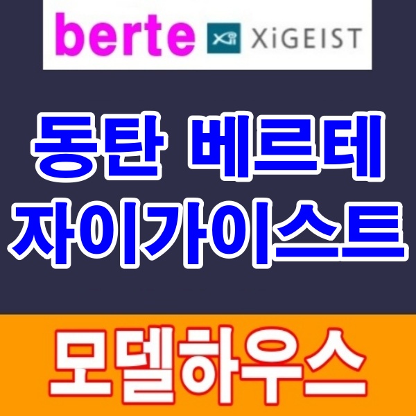  2024 동탄 베르테 자이가이스트 최고급 타운하우스 블럭형 단독주택 부지 분양안내