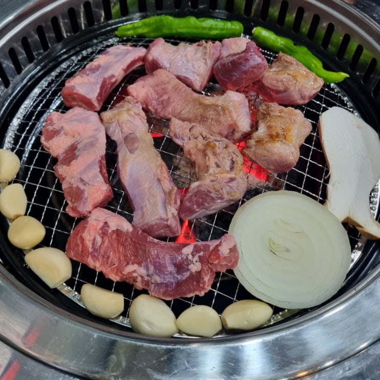  군포 당정역맛집 통갈매기살 고기 퀄리티 기가막힌 고미화로