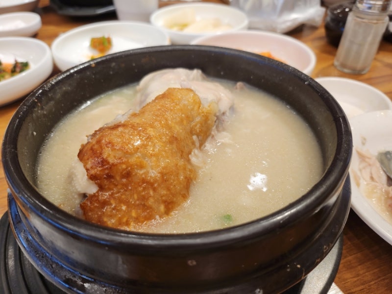 이철우 한방 누룽지 삼계탕 맛보고 왔네요