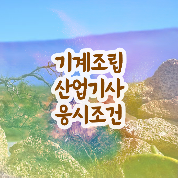  기계조립산업기사 비전공자 기계조립산업기사 자격증 취득 경력 없이도 성공했어요