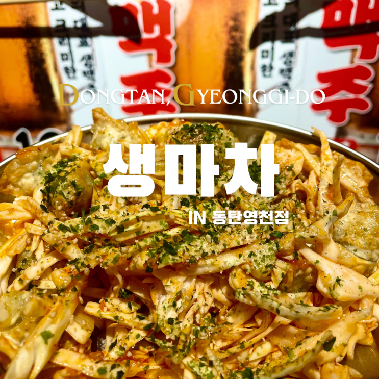  동탄술집｜영천동 2차 술집 가성비 "생마차" 강력추천(테바나카, 생맥주)