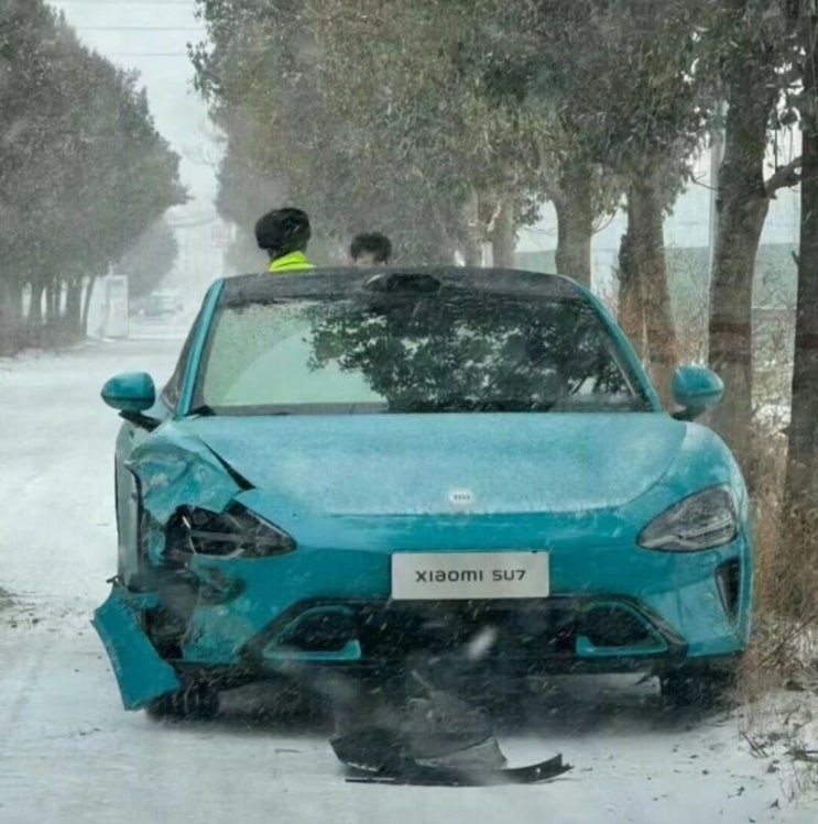 <b>샤오미 전기차 사고</b> 영상
