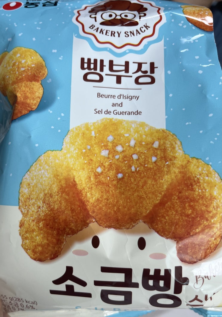  농심 베이커리 스낵 빵부장 소금빵