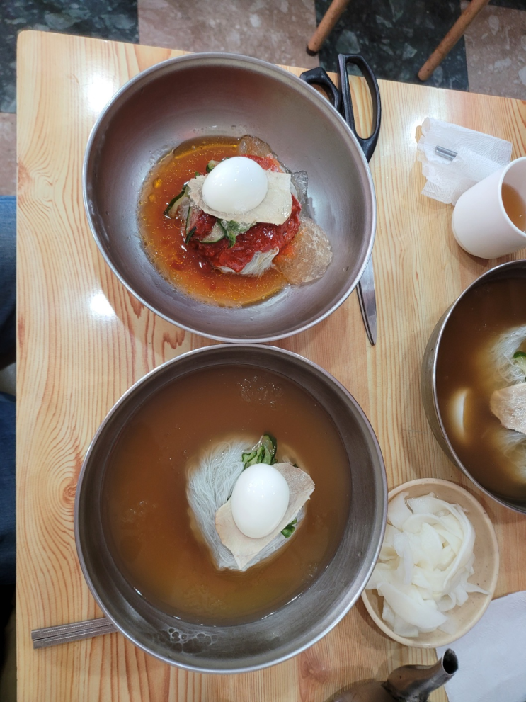  연백냉면(두그릇 시키세요)