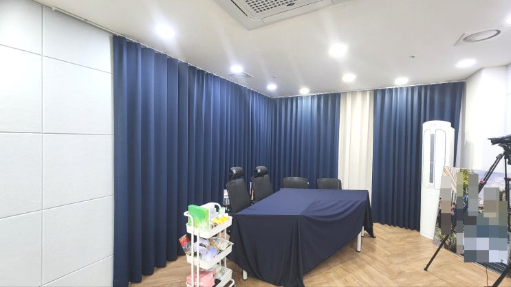  강서구커튼 스튜디오 영상 웨딩 사진  촬영 배경지로 선택
