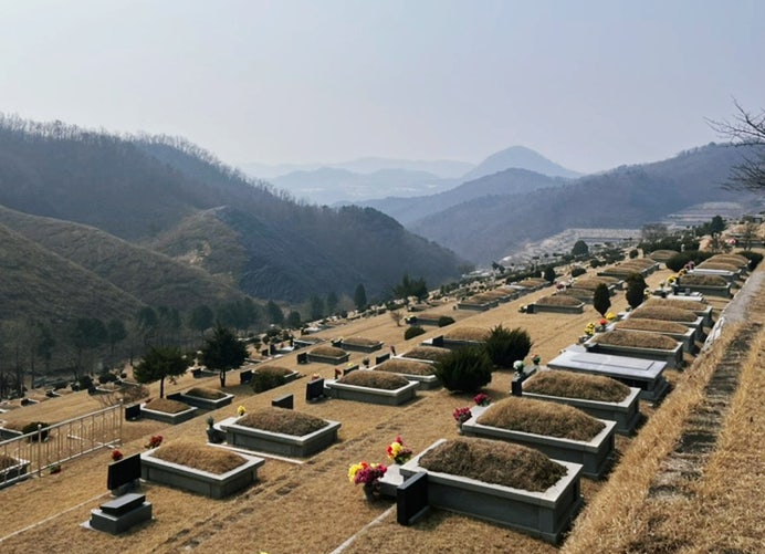  한식제사 한식성묘 경춘공원묘원 조상님 묘소 찾아뵙기
