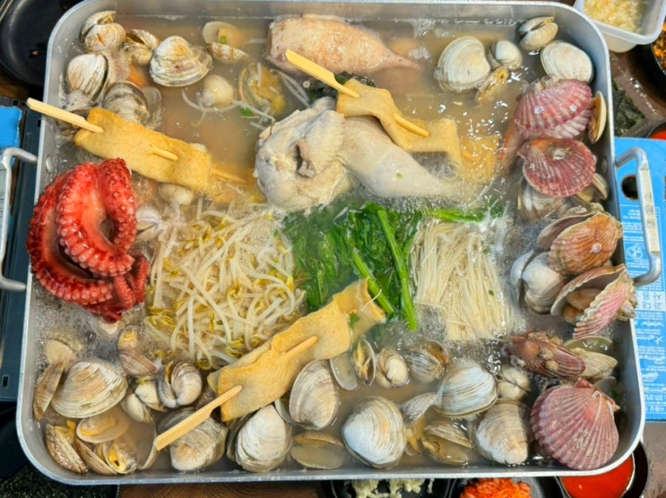  시흥 물왕저수지 해물철판요리 맛집 물왕