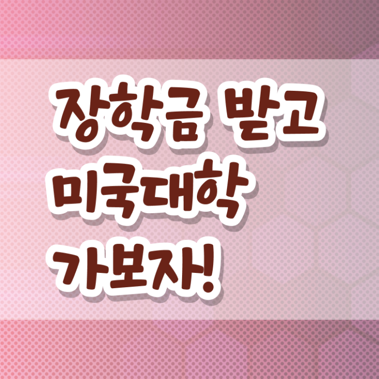 미국전문유학원 미국 대학 장학생 모집 [2024년 9월]