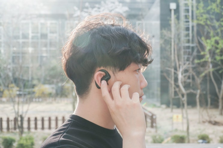  오픈형 골전도 블루투스 이어폰 추천 사운드본 SE01 찐 후기