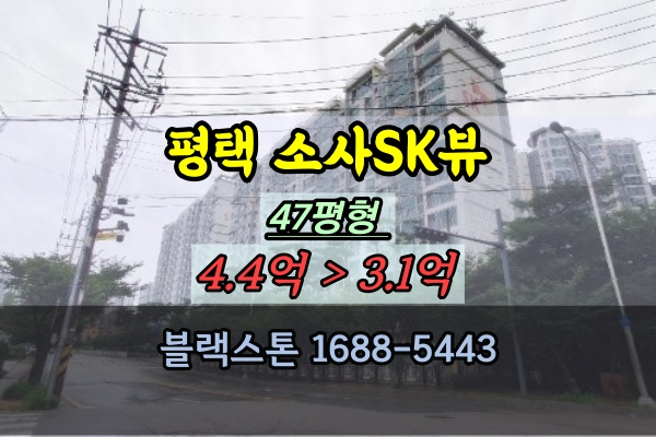  평택 소사SK뷰 경매 47평 소사동아파트 40평대
