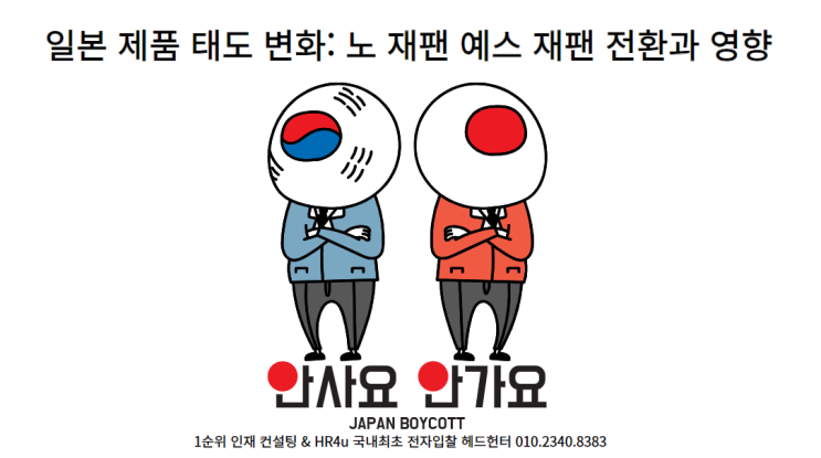  일본 제품 태도 변화: 노 재팬 예스 재팬 전환과 영향