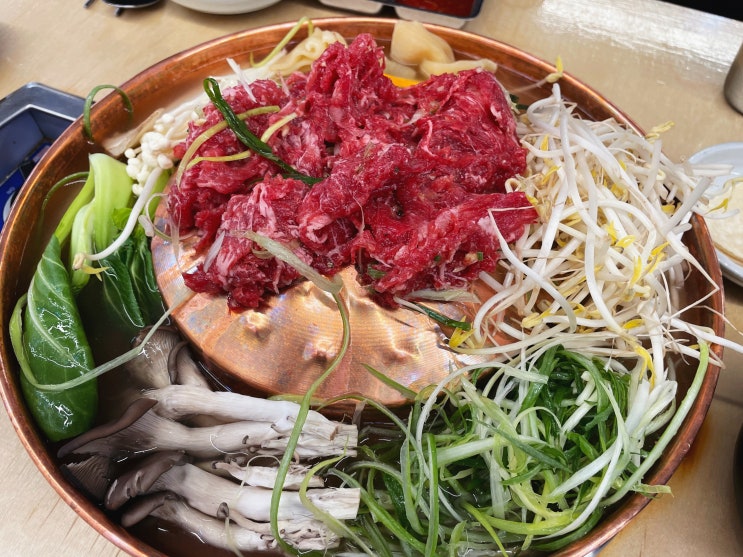  경기도 이천 중리동맛집 푸짐하게 나오는 화산불고기