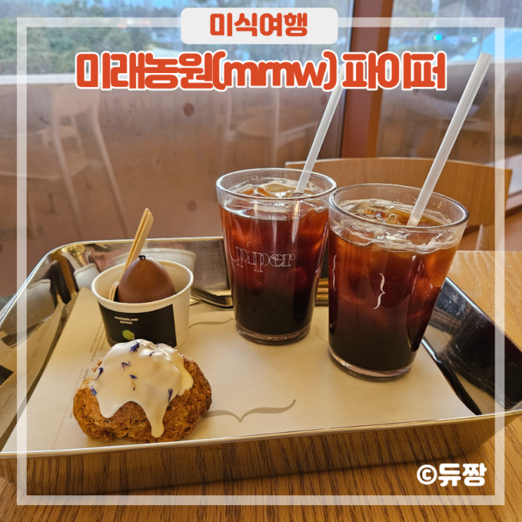  서변동 카페 미래 농원(mrnw) 파이퍼 대구 이색 카페 방문 후기(주차, 메뉴)