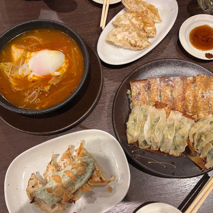  교토맛집이라는 차오차오교자 (우리나라 비비고만두가 지짜 맛있는거다)