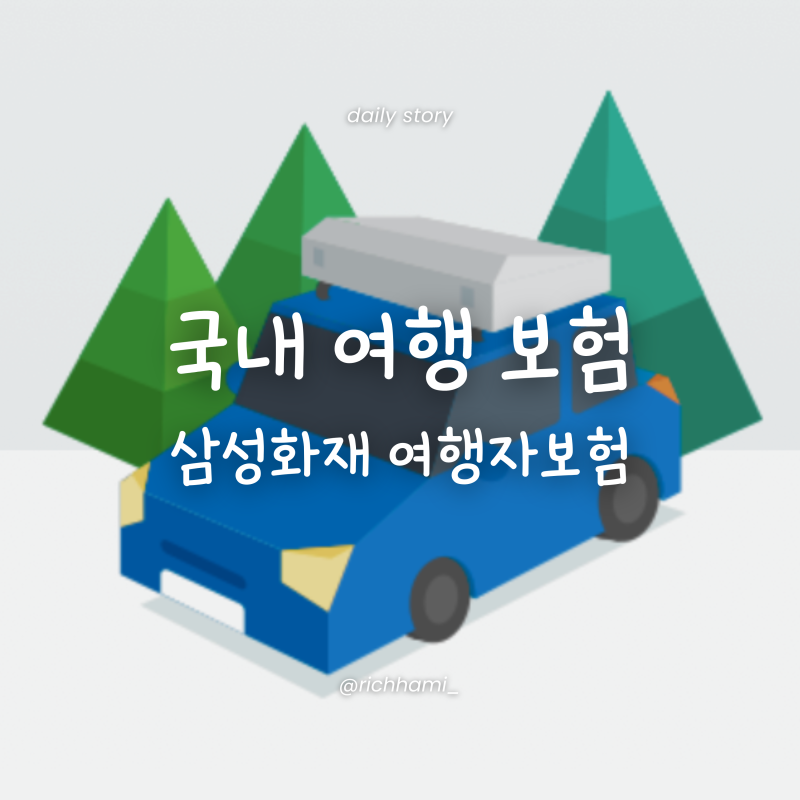 국내 단기 여행자 보험 : 삼성화재 다이렉트 여행자 보험