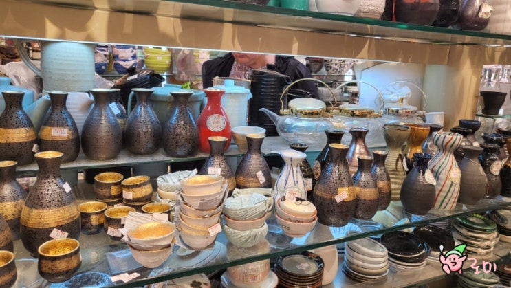 오사카 난바 쇼핑 추천 도구야스지 상점가 그릇 사기