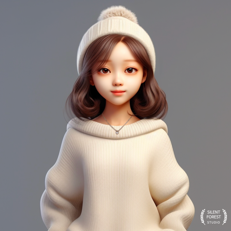  나만의 캐릭터, 버추얼 캐릭터 작업 3D 캐릭터 미니미 #프로필 #버튜버 #버츄얼유투버