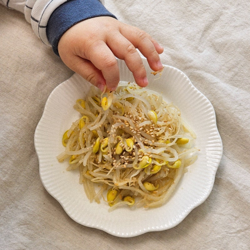 돌아기 유아식 반찬 콩나물무침 무염레시피