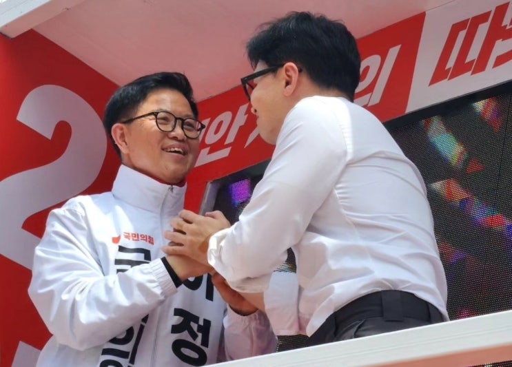 '이정만으로 천안살리기' <b>지원</b>유세 나선 <b>한동훈</b>