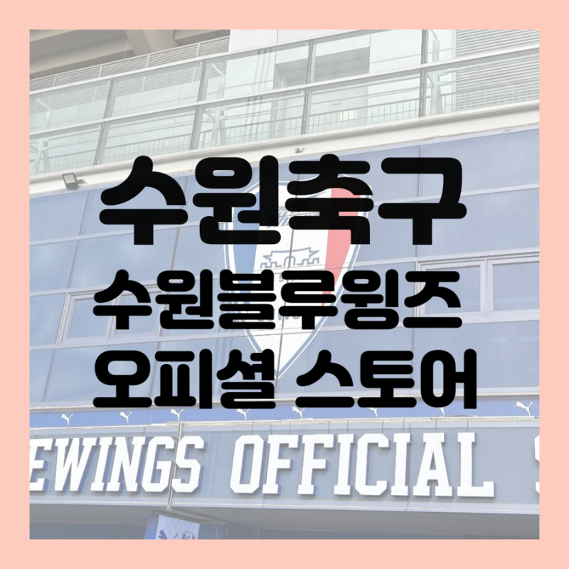 [수원-축구] 수원삼성블루윙즈 오피셜 스토어 물건 종류 및 가격, 수원삼성블루윙즈 vs 부산....