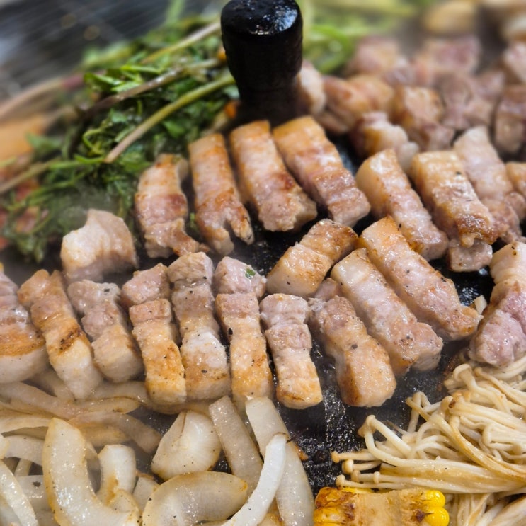  마곡나루역 고기집 지피다(feat.구워주는 삼겹살 목살 맛집)