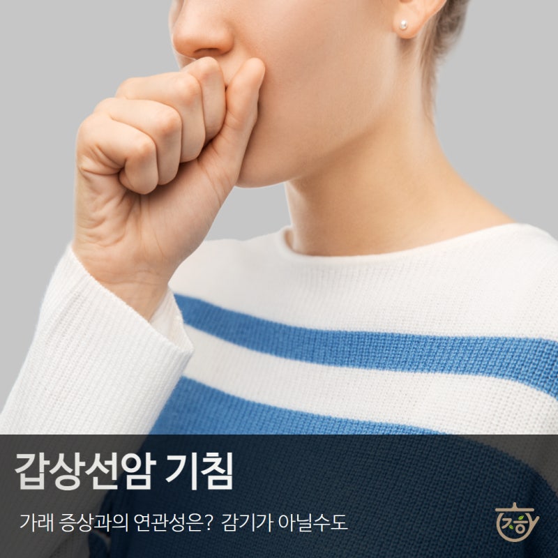 갑상선암 기침 가래 증상과의 연관성은? 감기가 아닐수도