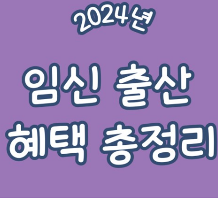  2024 청룡해 임산부 혜택 총정리