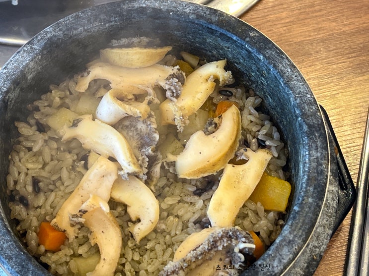 통영 동피랑 맛집 / 동피랑전복마을 주차/ 웨이팅