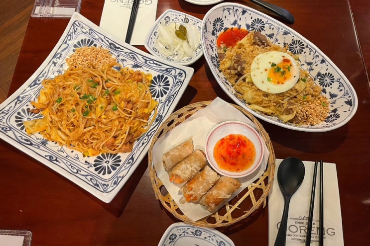 ‘ 고렝 ’ 의정부 신세계백화점 레스토랑 다양한 아시아음식 맛집