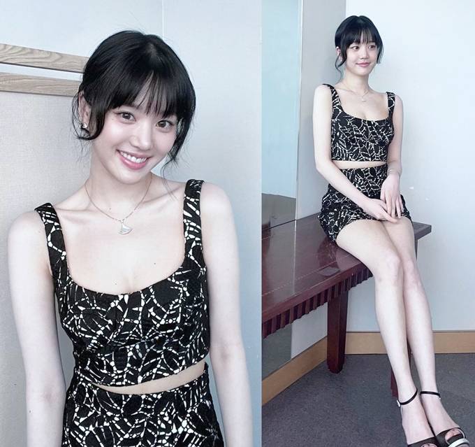이유비, 마른 몸매에 이런 볼륨감이라니?...몸매는 탄탄 실루엣 이유비, 마른 몸매에 이런 볼륨감이라니?...몸매는 탄탄 실루엣