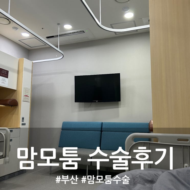  부산 맘모툼 수술 후기