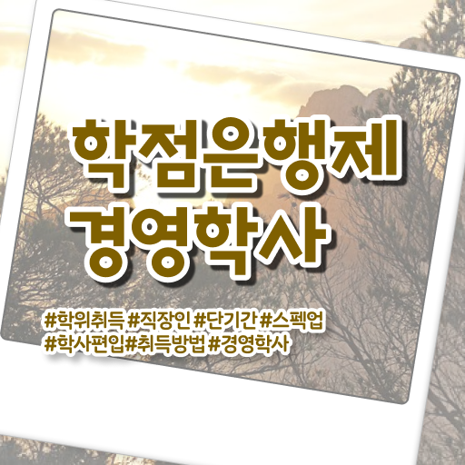  , 경영학과 취업 온라인 100%로 공부하고 합격한 정보 요약