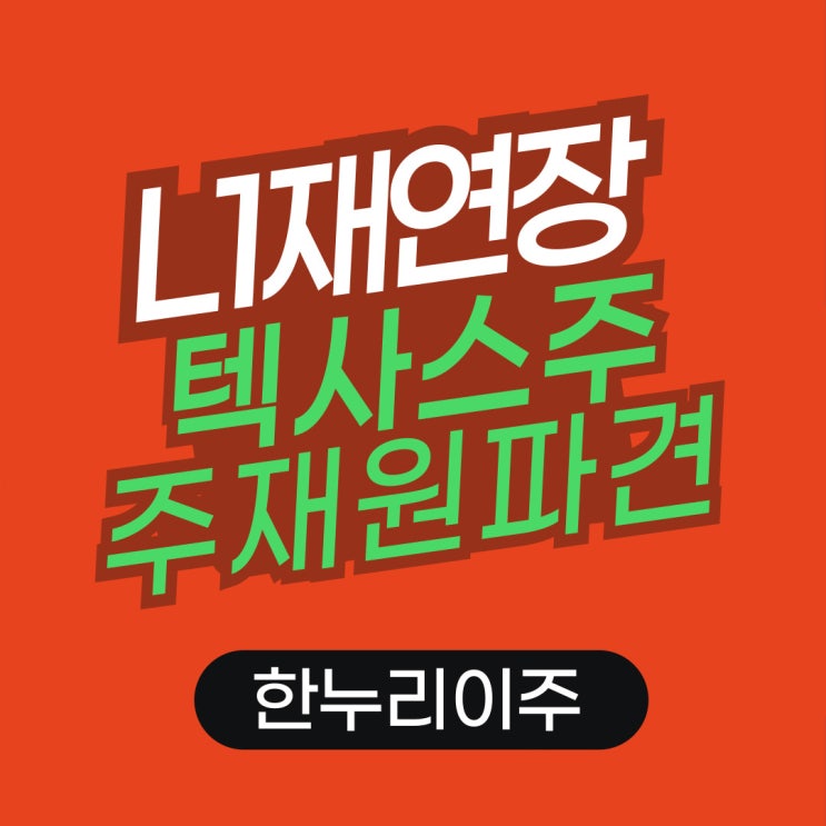  미국 텍사스주 주재원 파견 비자  L1 재연장 승인
